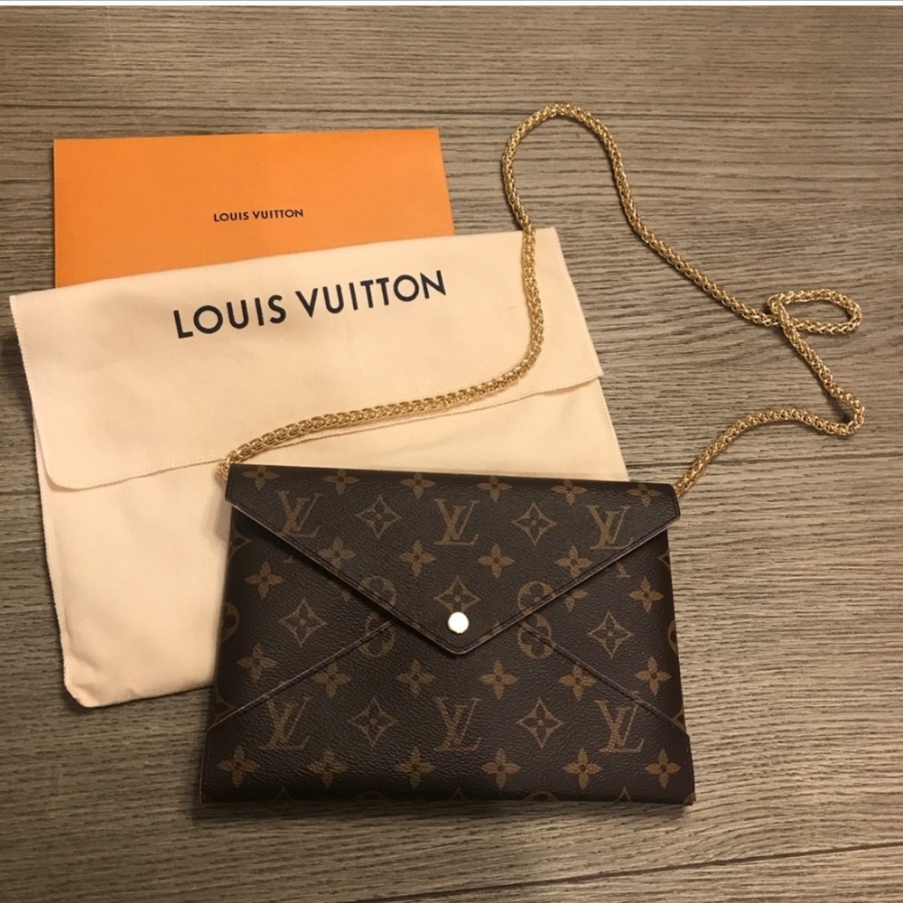 Authentic Louis Vuitton Large Clutch Pouch.